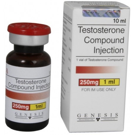 Composé de testostérone (Sustanon 250), 2 500 mg / 10 ml par Genesis